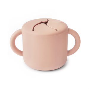 Mushie Silicone Snack Cup - Blush